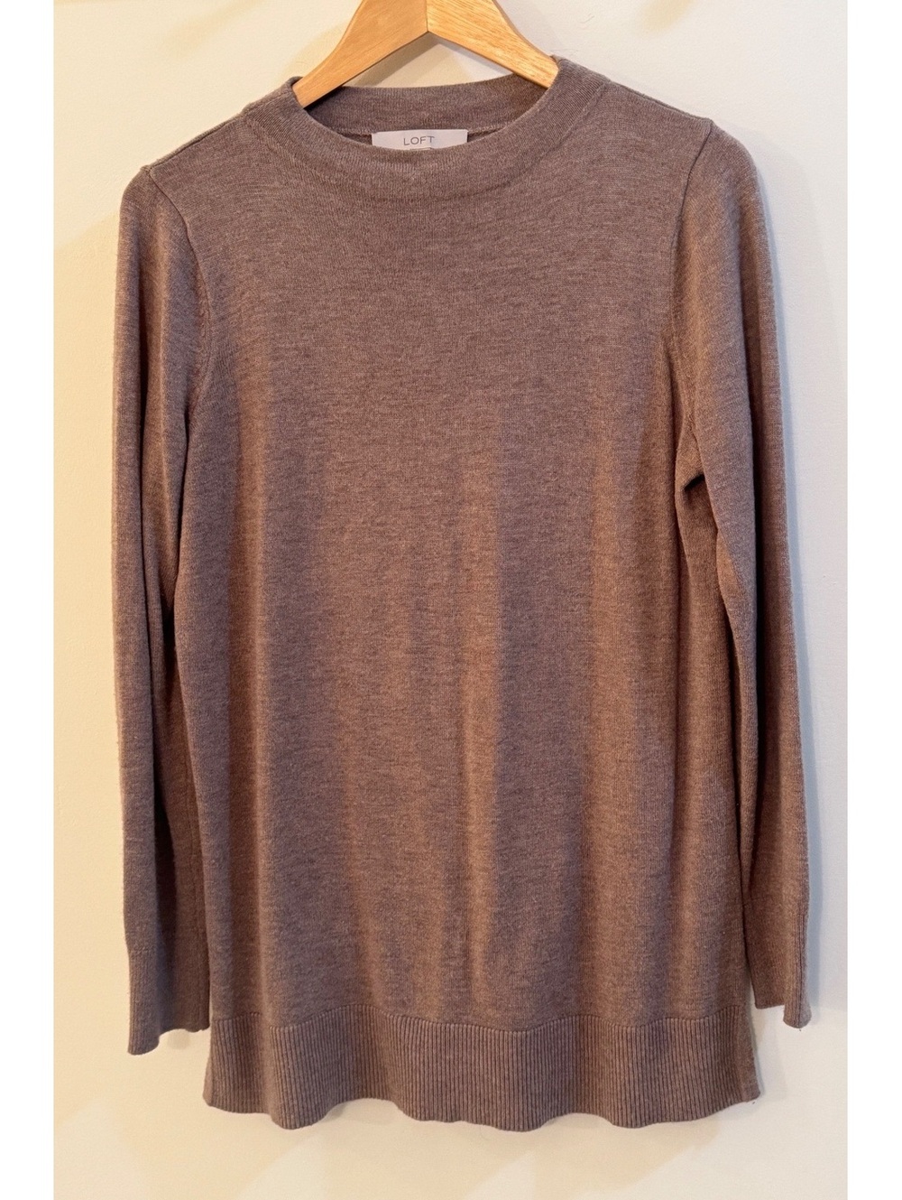 LOFT Women's Brown Pullover Sweater Medium